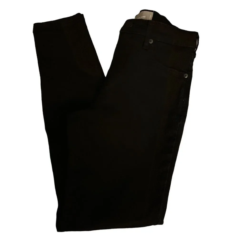 Everlane Black Mid Rise Regular Skinny  Stretch Jean